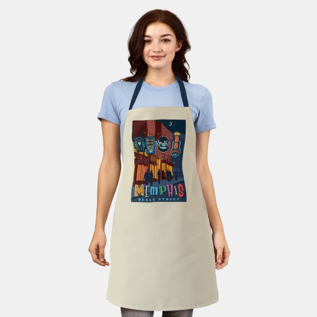 Memphis, TN | Beale Street Neon Apron (Worn)