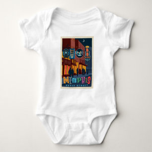 Memphis, TN Beale Street Neon Baby Bodysuit