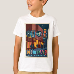 Memphis, TN   Beale Street Neon T-Shirt