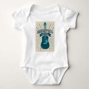 Memphis, TN: Guitar Series   Rock-N-Roll Baby Bodysuit