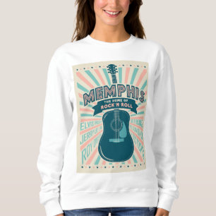 Memphis, TN: Guitar Series Rock-N-Roll Sweatshirt