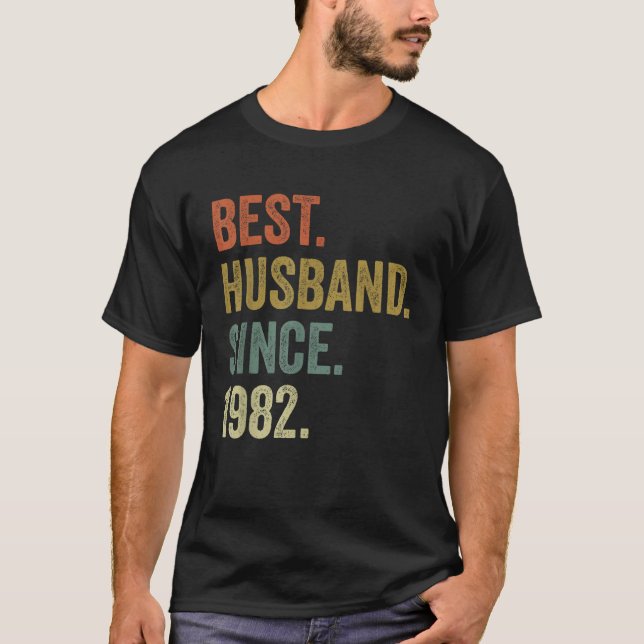 Men 40th Wedding Anniversary Shirts Best Husband S (Front)