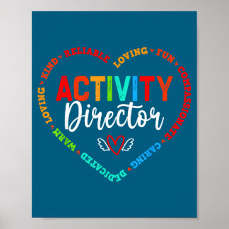 Men Activity Director Squad Professionals Week Poster