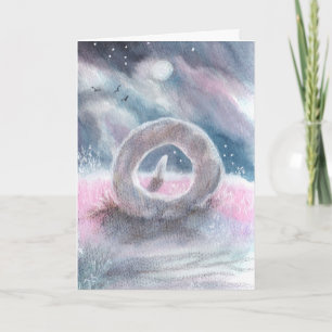 Men-An-Tol ancient stones Card