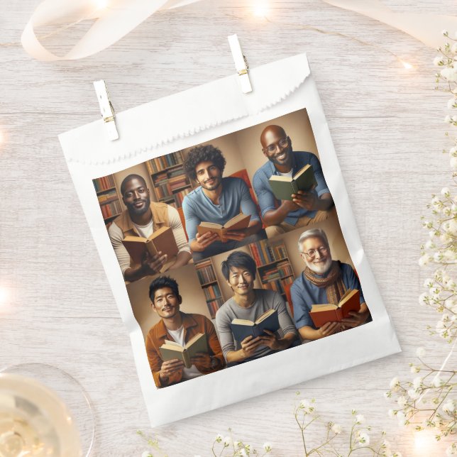 Men and Books Favour Bags (Clipped)
