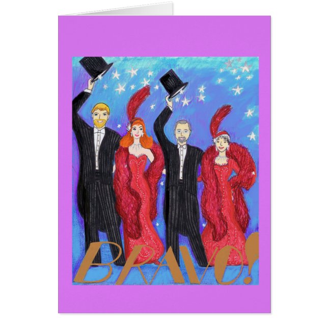 Men and Women Bow on Stage After Show (Front)