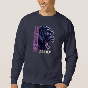 Men Angry Gorilla Sweatshirt
