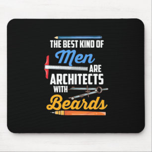 Men Architects With Beards Mouse Mat