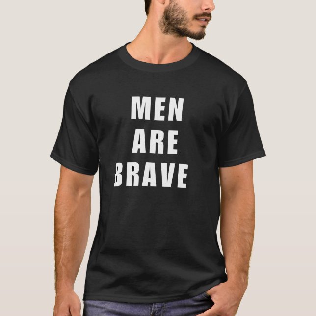 MEN ARE BRAVE AFFLECK BATMAN T-shirt (Front)