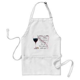 Men are like fine Wine humorous gifts Standard Apron