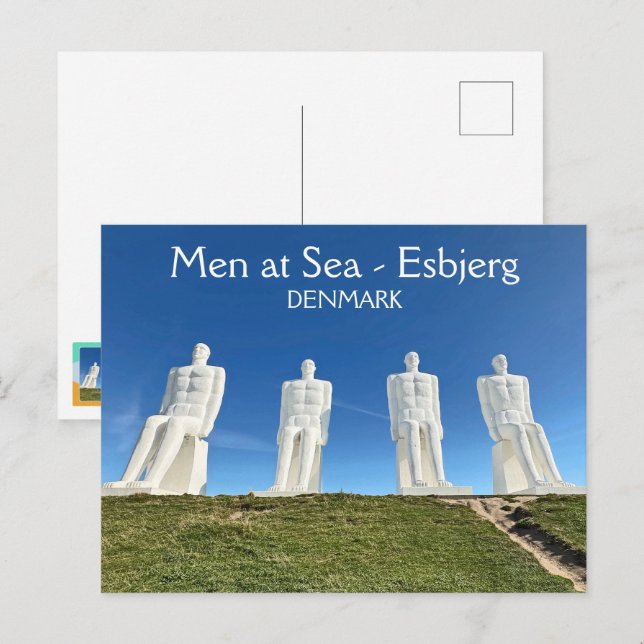 Men At Sea Denmark Postcard! Postcard (Front/Back)