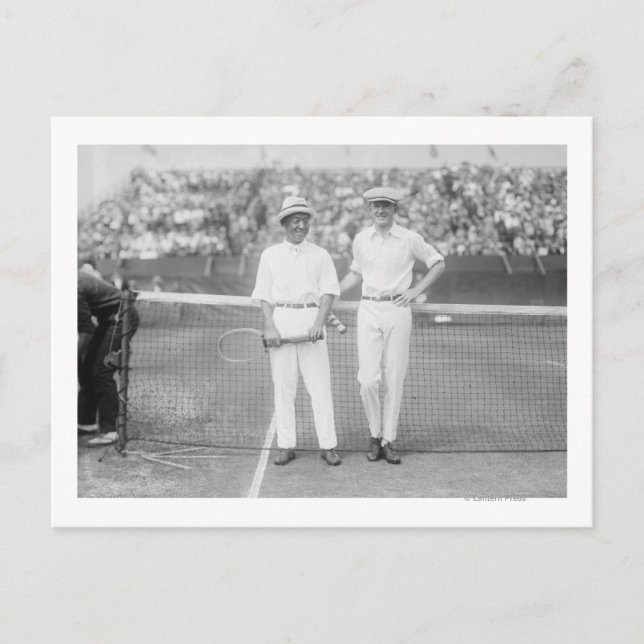 Men at Tennis Tournament at Washington DC Postcard (Front)