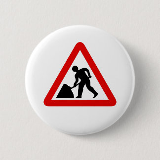 Men at Work 6 Cm Round Badge