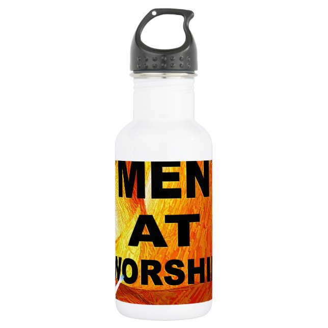 Men at Worship 532 Ml Water Bottle (Front)