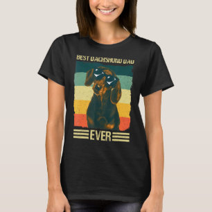 Men Best Dachshund Dad Father Dog 1 T-Shirt