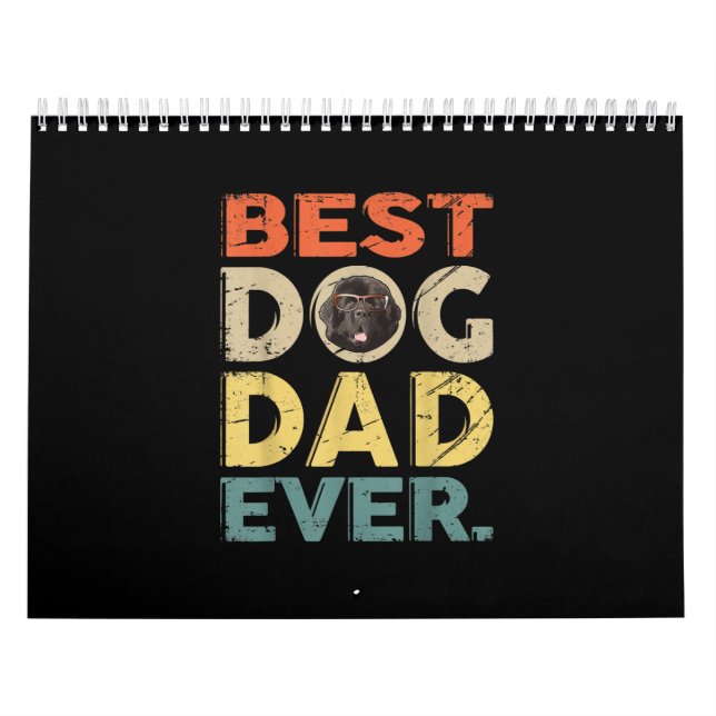 Men best dog dad ever | farther day gifts calendar (Cover)