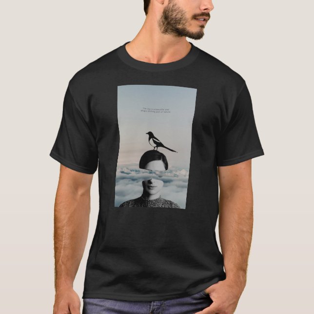 Men & bird T-Shirt (Front)