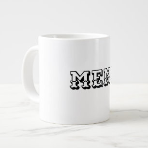 Men Black colour Text Style Jumbo Speciality Mug C