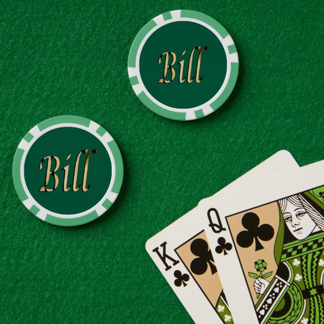 Men Called Bill, Poker Chips (Poker Table (Double))