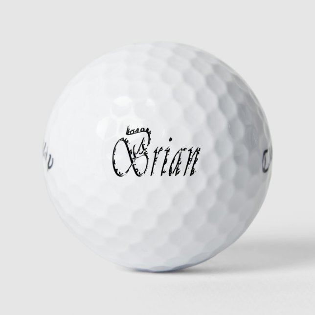 Men Called Brian, Golf Balls (Front)