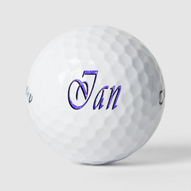 Men Called Ian, Golf Balls (Front)
