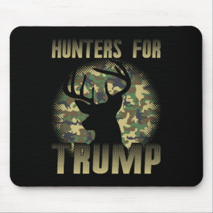 Men Camo Deer Hunters For Trump Hunt Bow Arrow Rep Mouse Mat