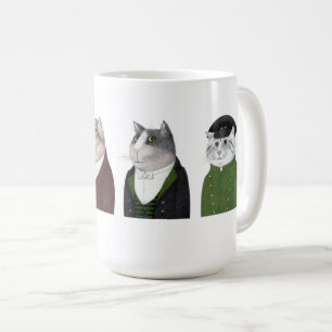 MEN CATS Tall White Mug