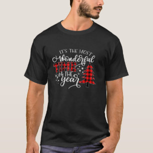Men Christmas Trees It s The Most Wonderful Time O T-Shirt