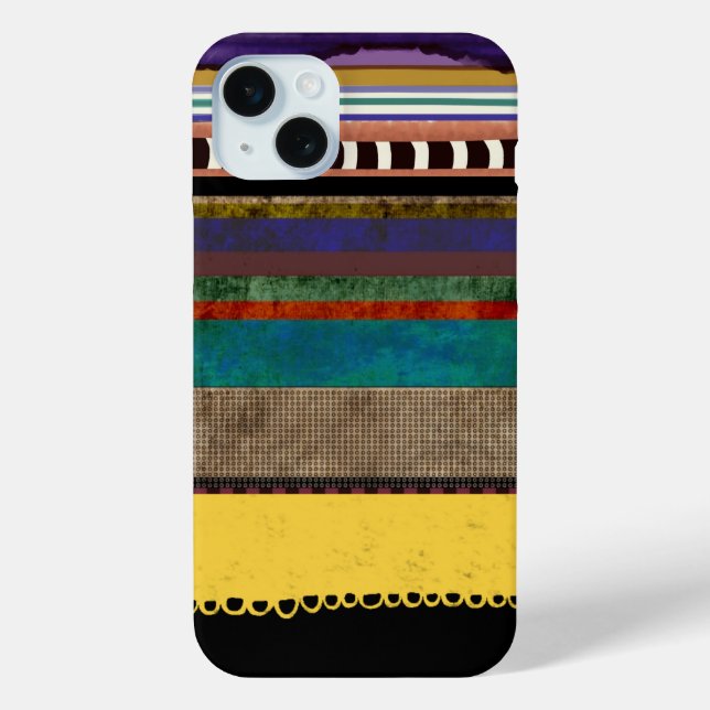 Men collection grungy RUPYDETEQUILA block colours Case-Mate iPhone Case (Back)