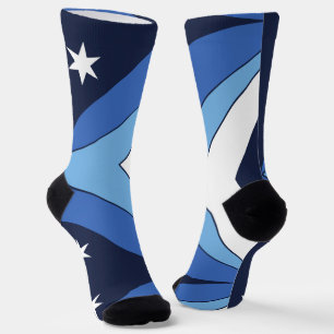 Men crew socks with flag of Columbia, S.C.