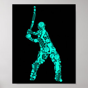 Men Cricket Poster