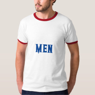 Men Custom Text Name with Deep Blue Colour Men's T-Shirt