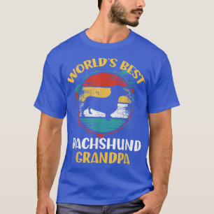 Men Dachshund Grandpa Funny Weenie Dog Lover Weine T-Shirt