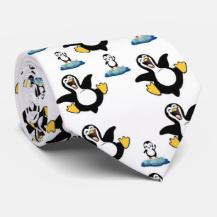 Men Designer Penguins Tie