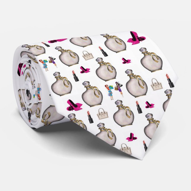 Men Designer Perfume Tie (Rolled)