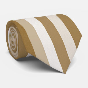 Men Designer Ties Beige Stripe