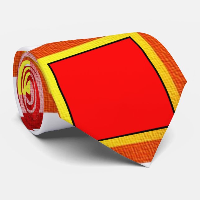 Men Designer Ties Colourful Squares (Rolled)