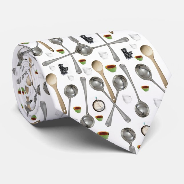 Men Designer Ties Spoons (Rolled)