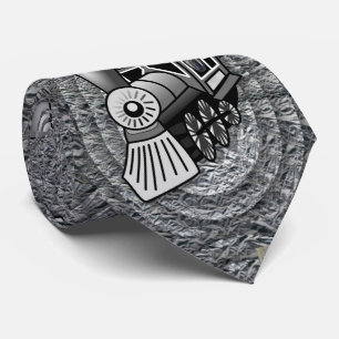 Men Designer Vintage Train Tie