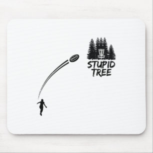Men Disc Golf Shirt Funny Frisbee Dad Boys Tees St Mouse Mat