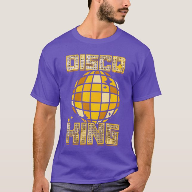 Men Disco King Dancing 70s 80s 90s Music retro T-Shirt (Front)