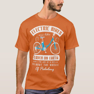 Men ebike women bicycle Mountainbike ebiker for a T-Shirt
