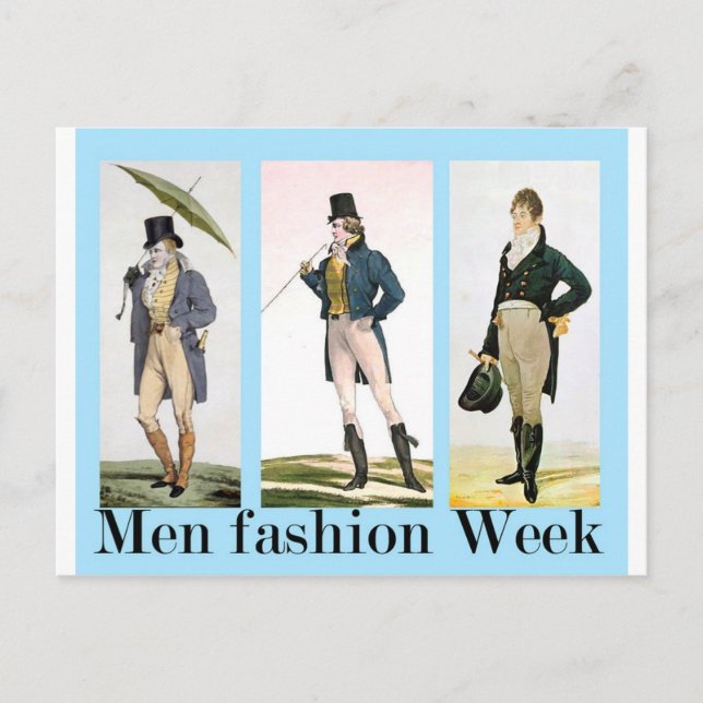 Men fashion.jpg postcard (Front)