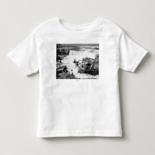 Men fishing at Celilo Falls Photograph Toddler T-Shirt
