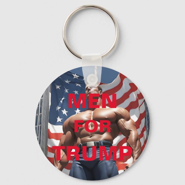 MEN FOR TRUMP KEY RING (Front)