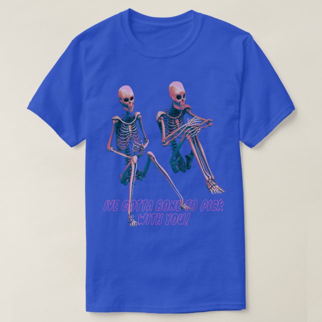 men,funny,t,mens,graphic,halloween,skeleton,tee,te T-Shirt (Design Front)