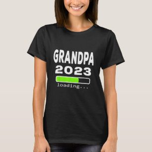 Men Grandpa Loading 2023 Gramp To Be Promoted to G T-Shirt