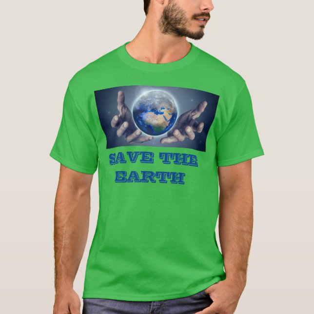 Men green T-shirt (Front)