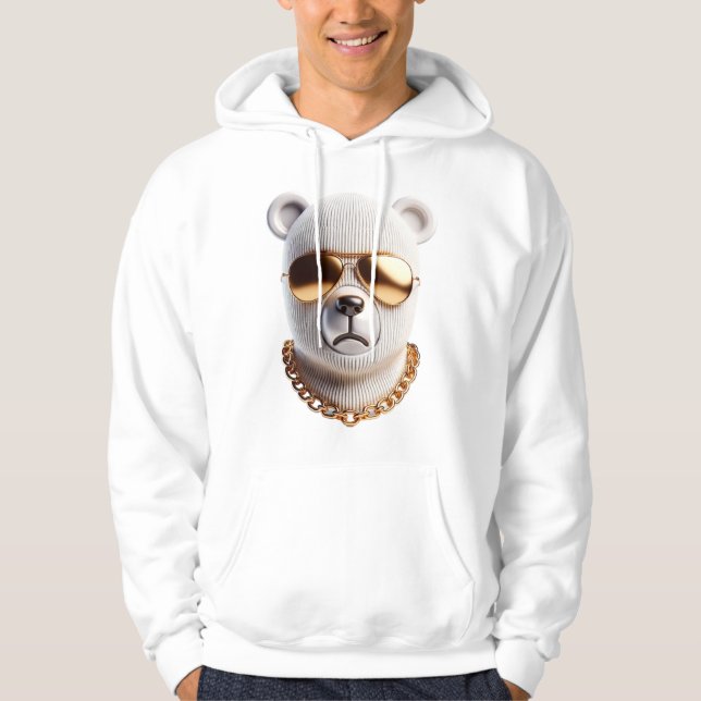 Men Hoodie - Golden Bear (Front)
