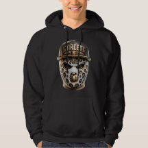Men Hoodie - Golden Leopard